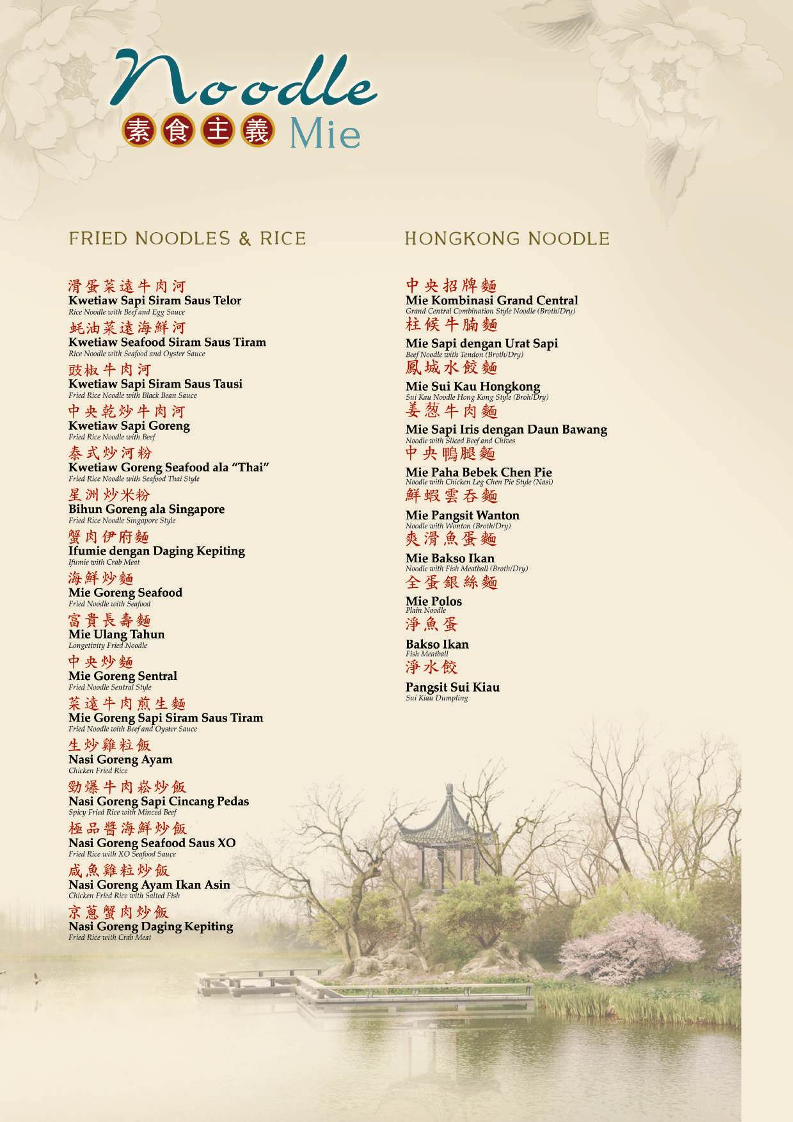 Central Restaurant Tomang Menu - Image 3